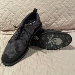 NWOB G/FORE Camo-knit Tuxedo Galivanter Golf Shoes Onyx Black Size 9.5